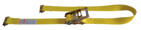 Heavy Duty Ratchet Buckle Strap, with Spring End Fitting